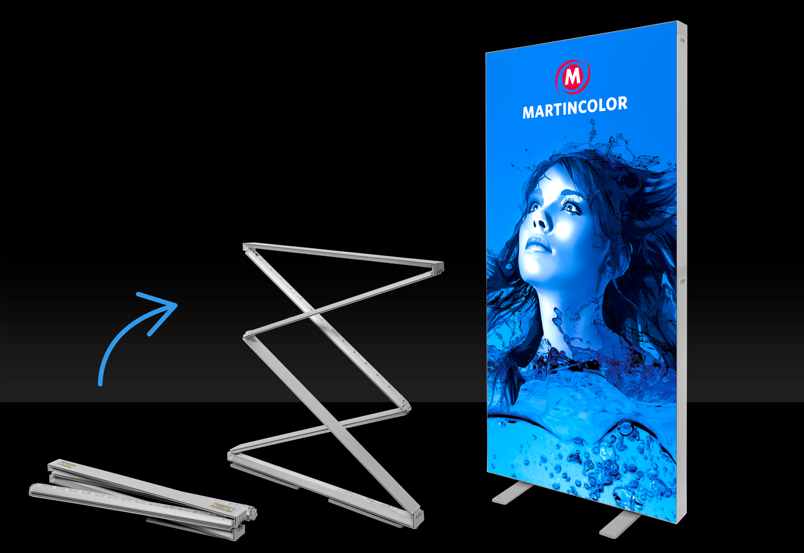 MAGIC FOLD faltbares LED-Display