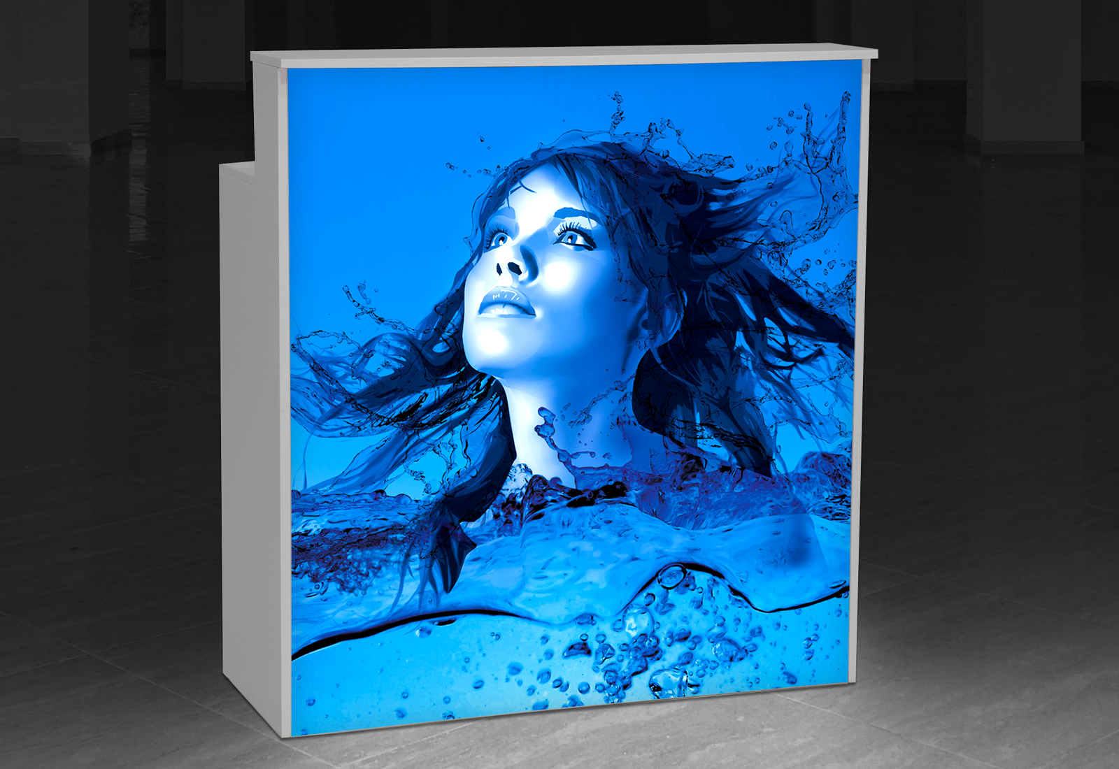 ALU LightUp MAX LED-Theke